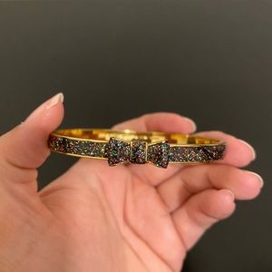 Kate Spade Multi-Glitter Bow Bangle